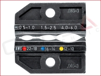 Rennsteig PEW 12 Die Set for insulated heat-shrinkable terminals/splices