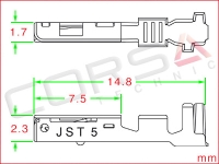 JWPS Socket Contact (22-18 AWG)